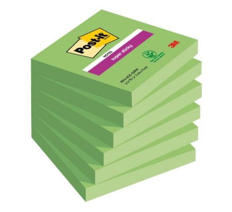 Samolepiaci bloček Post-it Super Sticky zelené 76x76mm