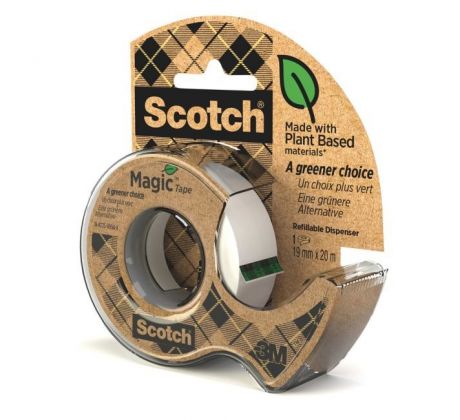 Lepiaca páska Scotch Magic neviditeľná popisovateľná 900 19 mm x 20 m s dispenzorom