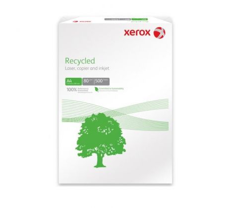 Kopírovací papier Xerox Recycled A4, 80g CIE 55