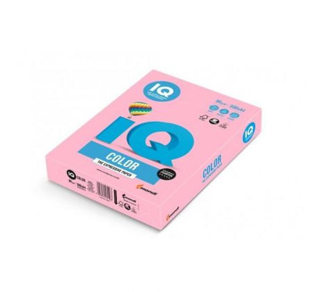 Farebný papier IQ color flamingo ružová OPI74, A4 80g