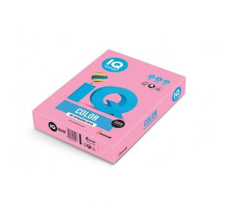Farebný papier IQ color ružová pastelová PI25, A4, 80g
