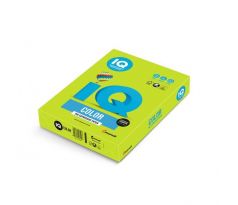 Farebný papier IQ color limetkovo zelený LG46, A4, 80g