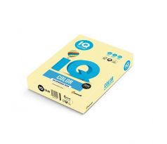 Farebný papier IQ color žltá pastelová YE23, A4, 160g