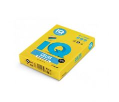 Farebný papier IQ color intenzívne žltý IG50, A4 160g