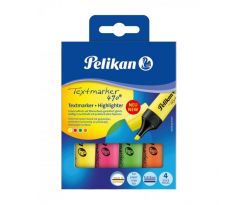 Sada zvýrazňovačov Pelikan Signal 4S