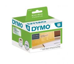 Samolepiace etikety Dymo LW 89x36mm adresné veľké číry plast