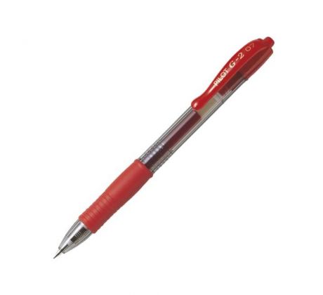 Roller gélový PILOT G-2 0,7 mm červený