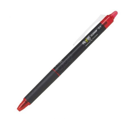 Roller gumovací PILOT Frixion clicker R, 0,5 mm červená
