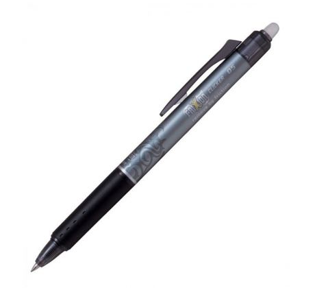 Roller gumovací PILOT Frixion clicker 0,5 mm čierny