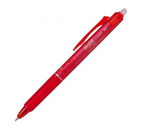 Roller gumovací PILOT Frixion clicker 0,5 mm červený