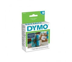 Samolepiace etikety Dymo LW 25x25mm viacúčelové biele