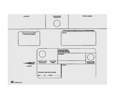 Poštové obálky C5 doručenka, 100 ks olizové