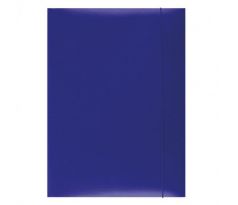 Kartónový obal s gumičkou Office Products modrý