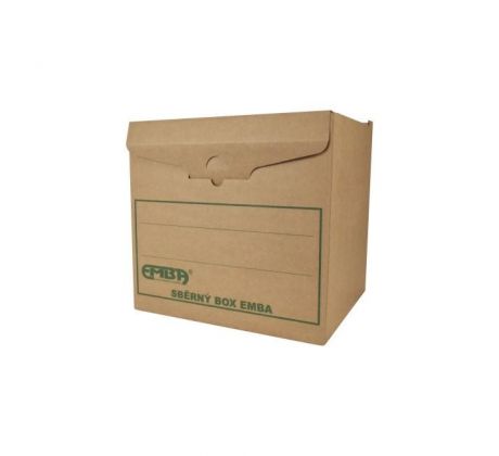 Zberný box H/H zelená potlač