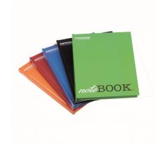 Záznamová kniha Office Products A4 96 listov linajková mix farieb