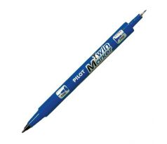 Popisovač obojstranný PILOT Twin Marker BeGreen 0,5 + 0,3 mm modrý