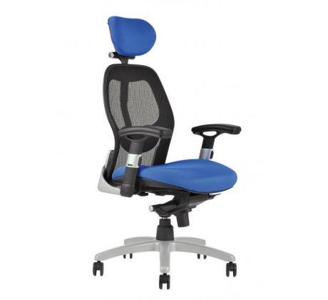 Kancelárska stolička SATURN NET modrá