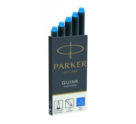 Atramentové bombičky Parker QUINK modré 5ks