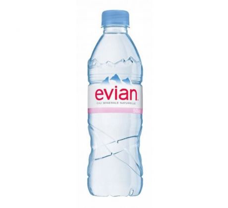 Minerálna voda Evian 24 x 0,5 ℓ PET