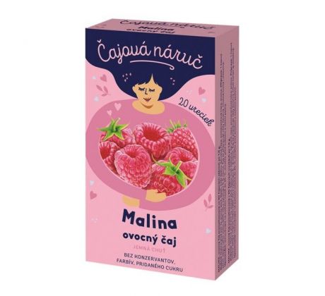 Čaj LEROS ovocný Čajová náruč malina 20 x 1 g