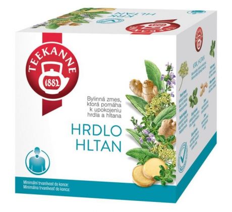 Čaj TEEKANNE bylinný krk a hltan HB 10 x 2g