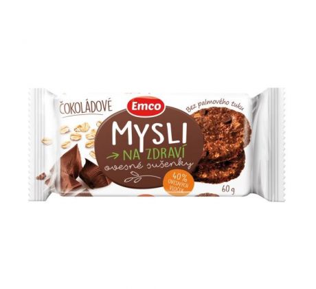 Ovsené sušienky MYSLI 60 g čokoládové