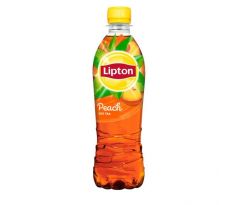 Čierny ľadový čaj Lipton broskyňa 12 x 0,5 ℓ