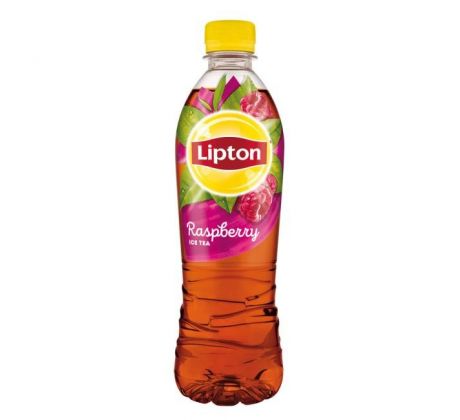 Čierny ľadový čaj Lipton malina 12 x 0,5 ℓ