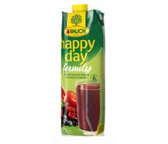 Džús Happy Day Family Multivitamín red fruit 1 ℓ