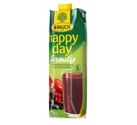 Džús Happy Day Family Multivitamín red fruit 1 ℓ