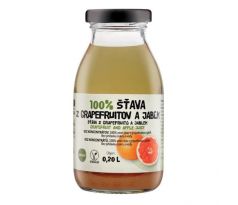 ZDRAVO šťava 100% grapefruitová-jablková 10 x 0,2 ℓ NEVRATNÉ SKLO