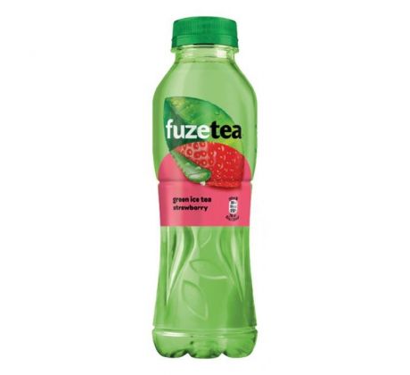 Zelený ľadový čaj FUZETEA Aloe vera a jahoda 12 x 0,5 ℓ