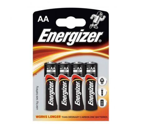 Batéria Energizer tužková Alkaline Power AA-LR6/4ks