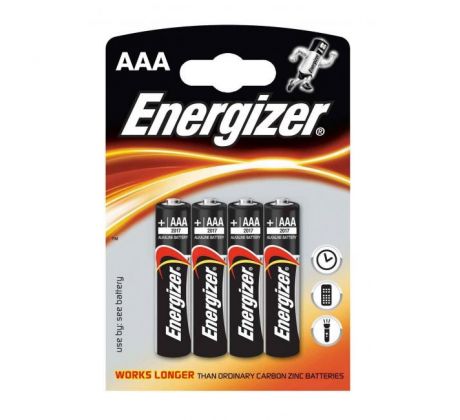 Batéria Energizer mikrotužková Alkaline Power AAA-LR03/4 ks
