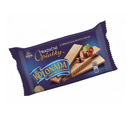 Oblátky Kolonáda Premium -tradičné- oriešková čokoláda 140 g