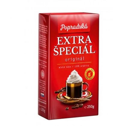 Káva popradská extra špeciál mletá 250 g BOP