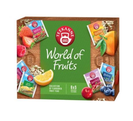 Kolekcia čajov TEEKANNE World of Fruits HB 68,75 g