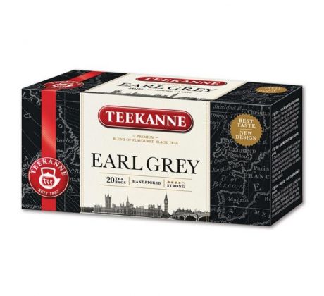 Čaj TEEKANNE čierny Earl Grey HB 20 x 1,65g