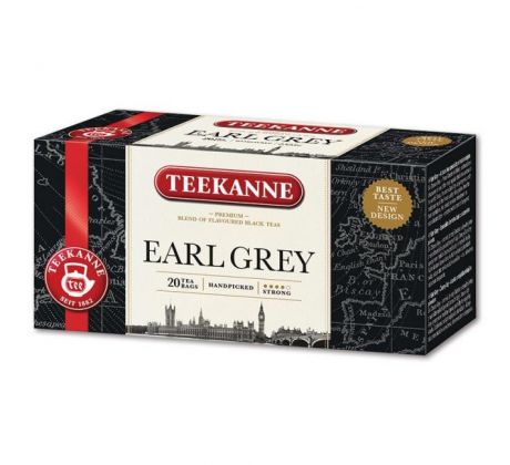 Čaj TEEKANNE čierny Earl Grey HB 20 x 1,65 g