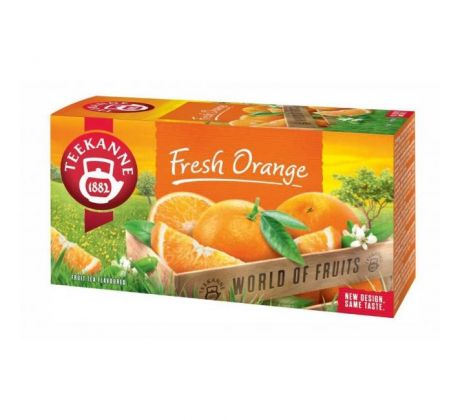 Čaj TEEKANNE ovocný Fresh Orange HB 20 x 2,25g