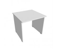 Pracovný stôl Gate, 80x75,5x80 cm, biely/biely