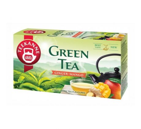 Čaj TEEKANNE zelený Ginger & Mango HB 20 x 1,75g