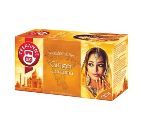 Čaj TEEKANNE Ginger & Curcuma HB 20 x 1,6 g