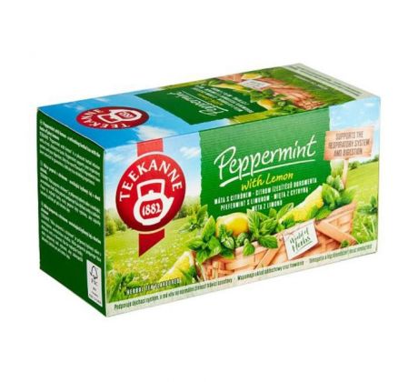 Čaj TEEKANNE bylinný Mäta s citrónom HB 20 x 1,5g