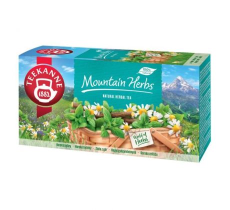 Čaj TEEKANNE bylinný Mountain Herbs HB 20 x 1,8g