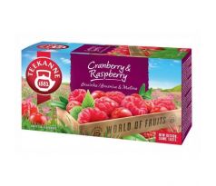 Čaj TEEKANNE ovocný HB Cranberry & Raspbery HB 20 x 2,25g