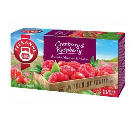 Čaj TEEKANNE ovocný HB Cranberry & Raspbery HB 20 x 2,25 g