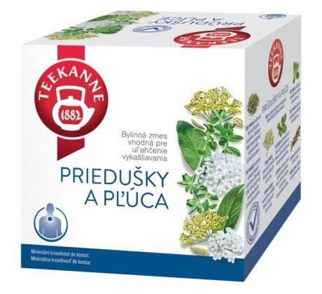 Čaj TEEKANNE bylinný Priedušky a pľúca HB 10 x 2g