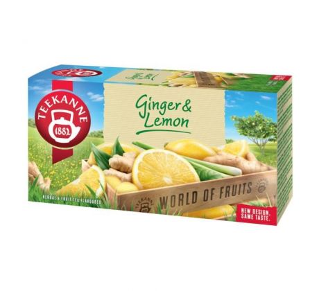 Čaj TEEKANNE ovocný Ginger & Lemon HB 20 x 1,75 g