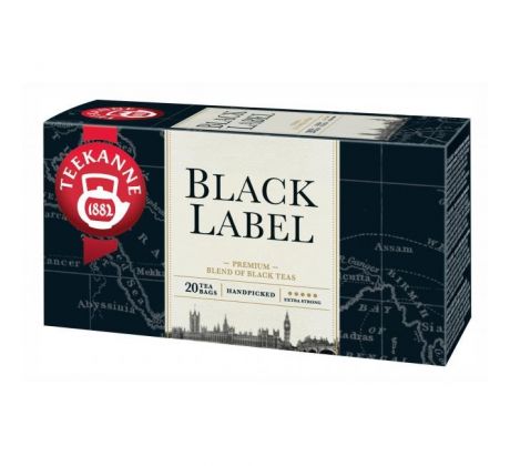 Čaj TEEKANNE čierny Black label HB 20 x 2 g